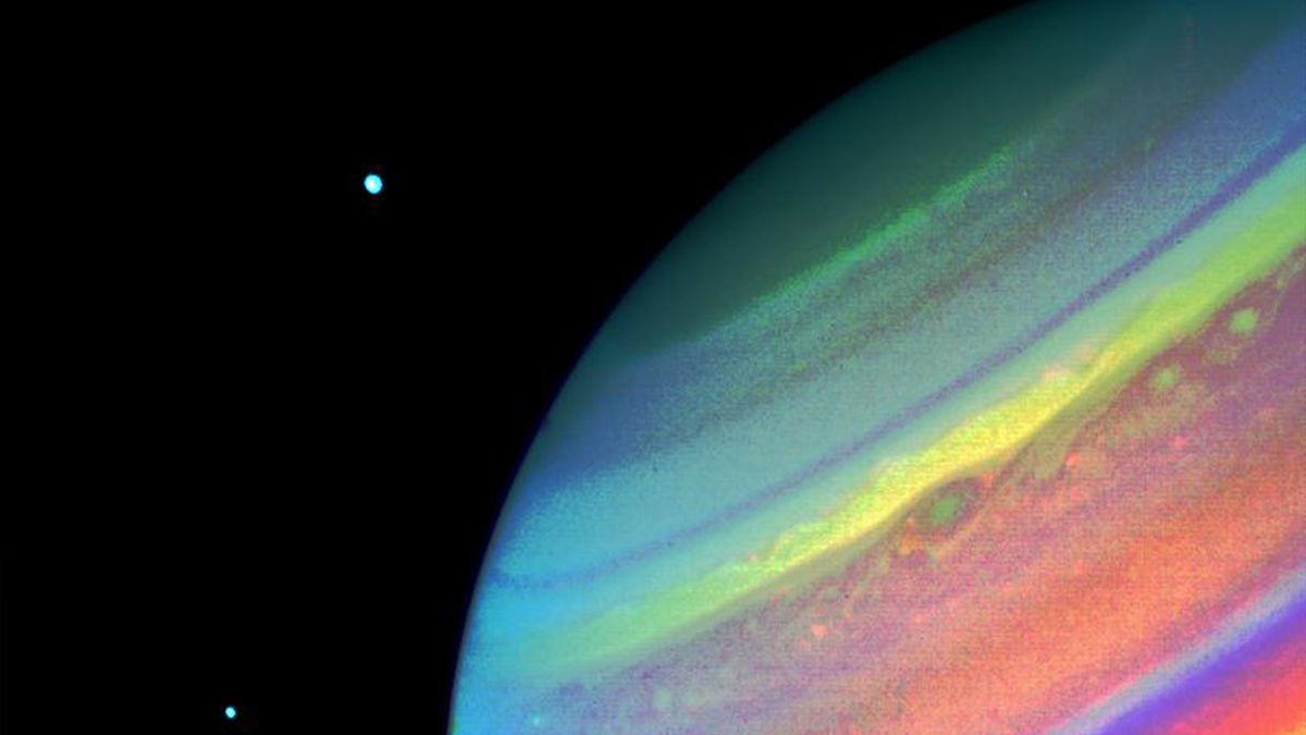 "Voyager 2's Historic Space Photo: Saturn's Storm Captured 42 Years Ago"
