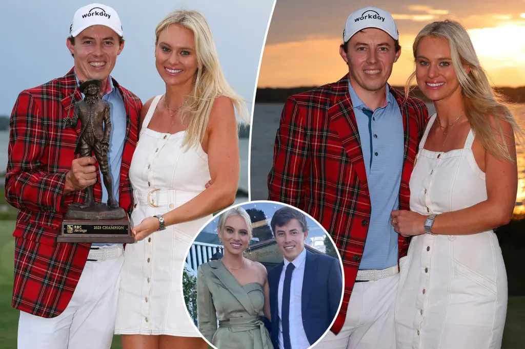 Featured image for Matt Fitzpatrick's RBC Heritage Win and Post-Victory Moments with Girlfriend Katherine Gaal.