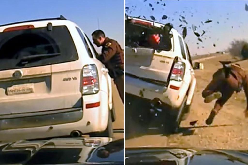 Featured image for Oklahoma Trooper Miraculously Survives Terrifying Highway Collision captured on Dashcam