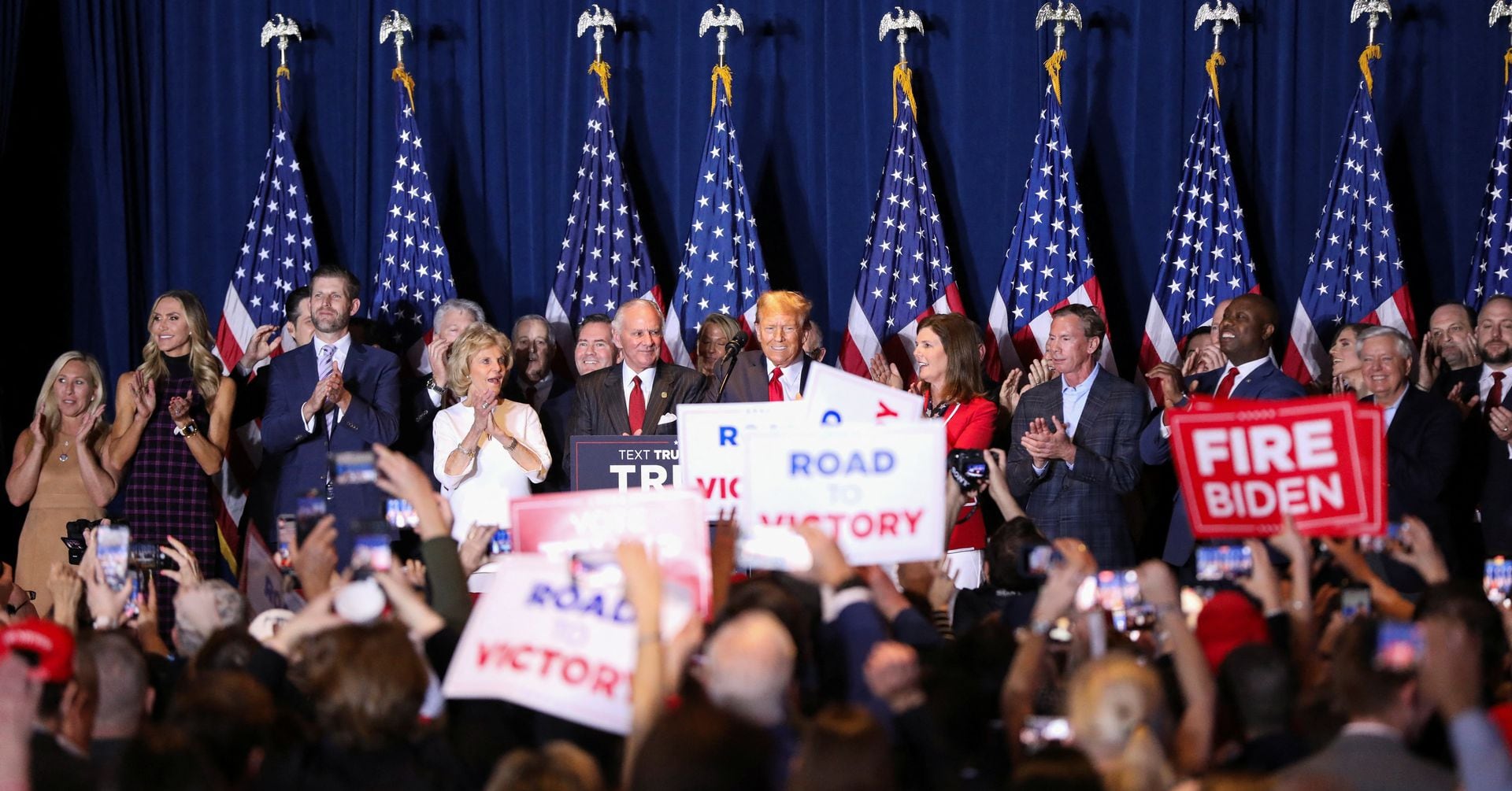 "Trump's Victory in South Carolina Primary Signals Strength in GOP Nomination Race"