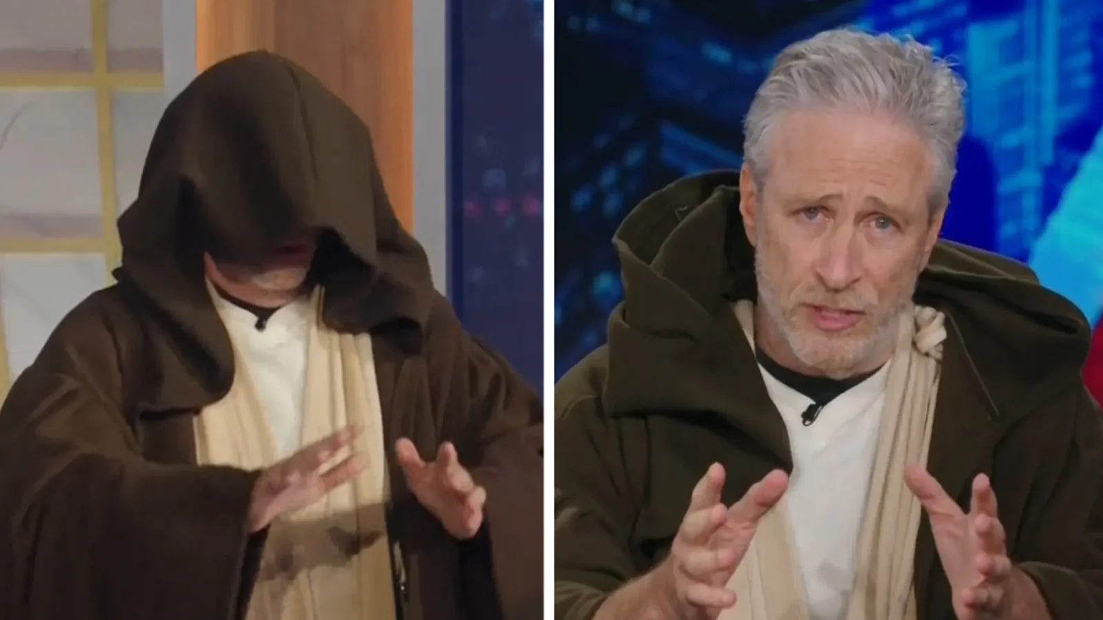 Jon Stewart's Surprise Obi-Wan Kenobi Appearance on 'The Daily Show'