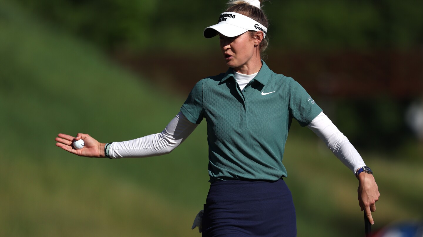 Featured image for Nelly Korda Struggles as Brutal U.S. Women's Open Setup Takes Toll