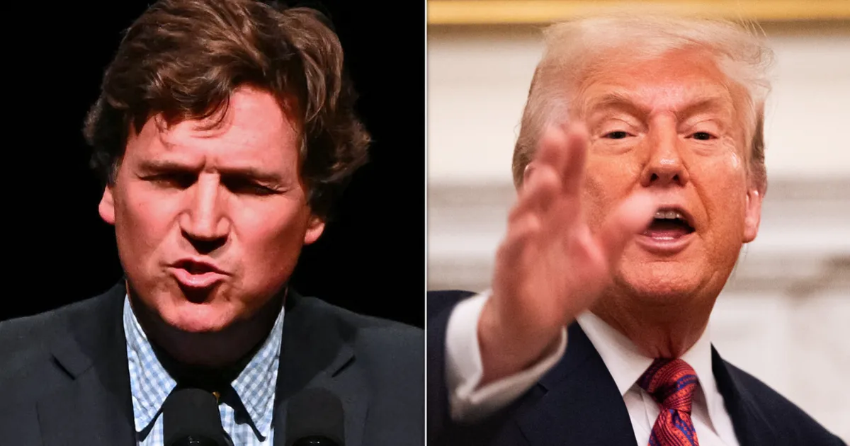 Featured image for Tucker Carlson Denies Apologizing to Trump