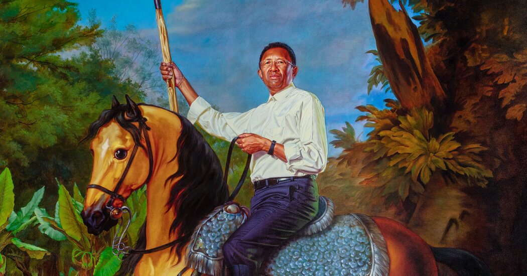 "African Influence Shines in Kehinde Wiley's Presidential Portraits"