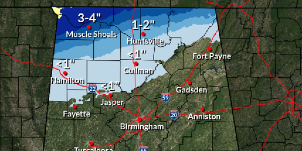 "Alabama Braces for Winter Storm: State of Emergency Declared as Snow and Ice Hit"