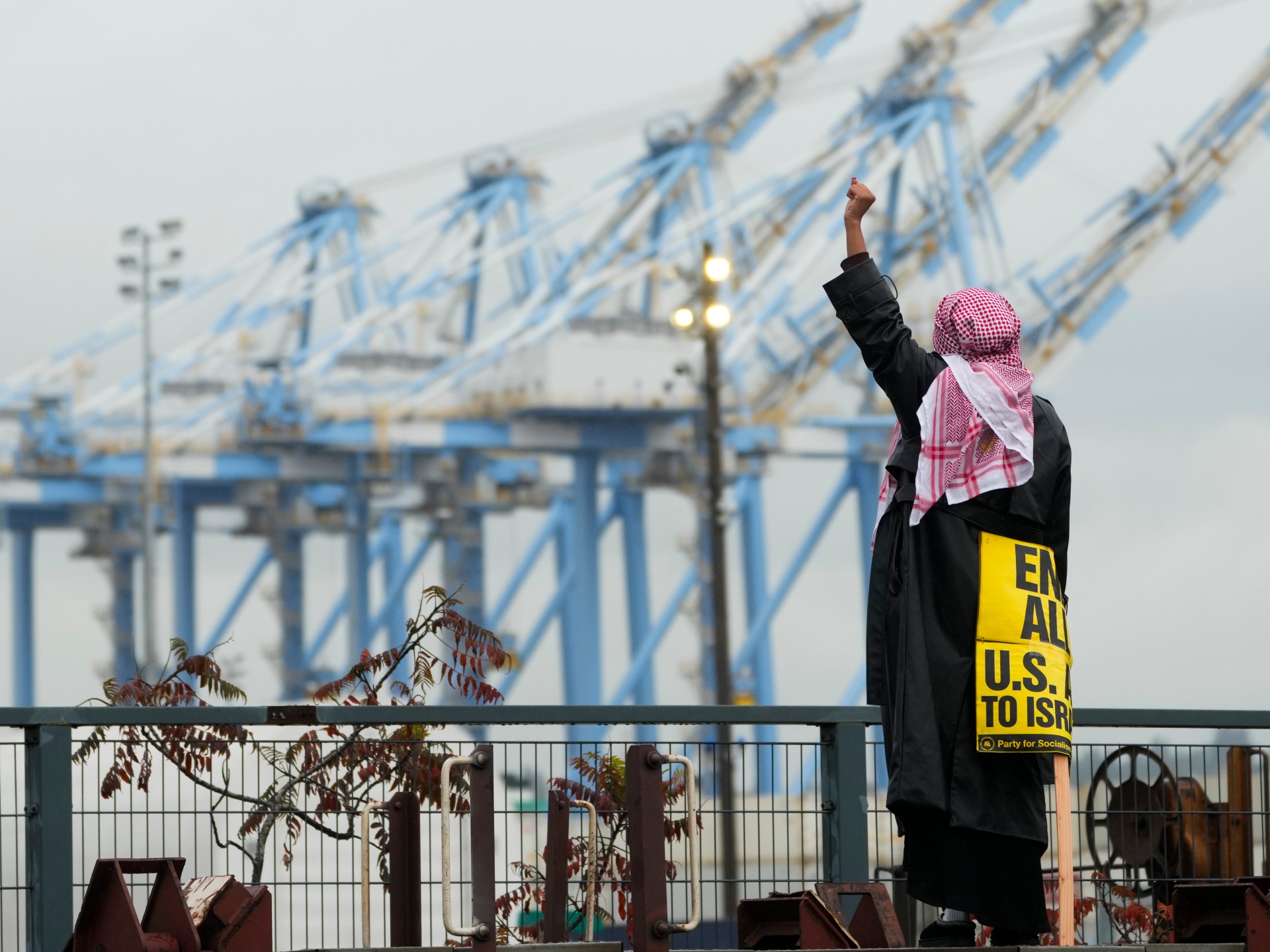 Protesters Halt Suspected Weapons Shipment to Israel at Tacoma Port
