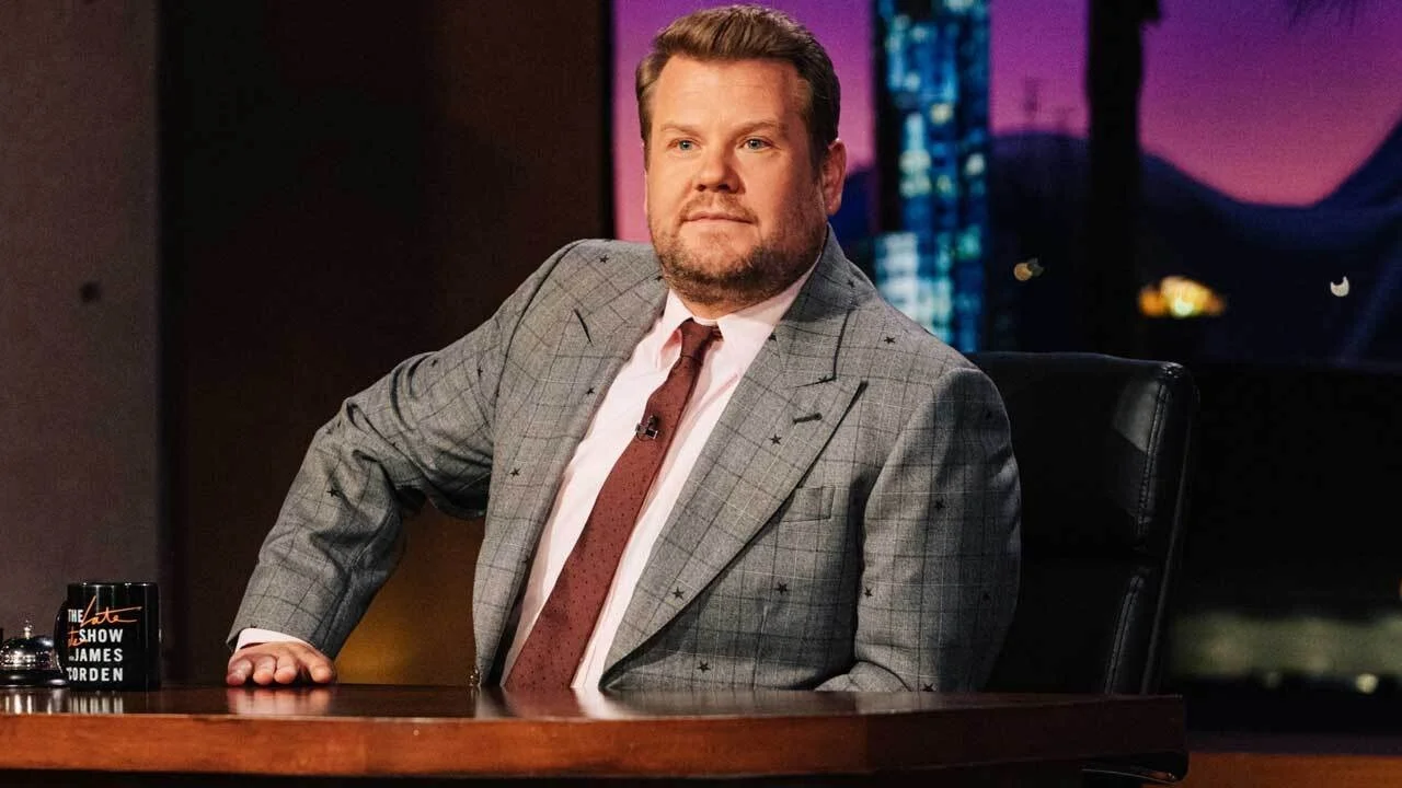 James Corden bids farewell to 'Late Late Show' with emotional finale and Harry Styles.