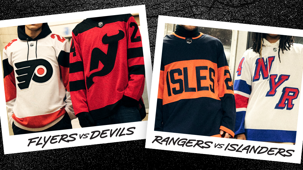 "2024 NHL Stadium Series Jerseys Revealed for Flyers-Devils and Rangers-Islanders Matchups"