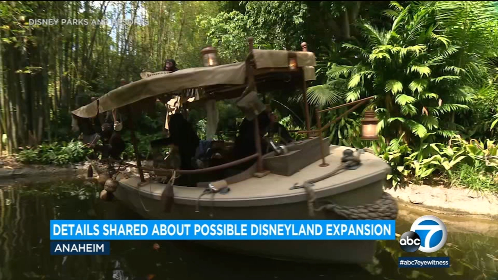 Disneyland unveils ambitious 30-year expansion plan to local business leaders.