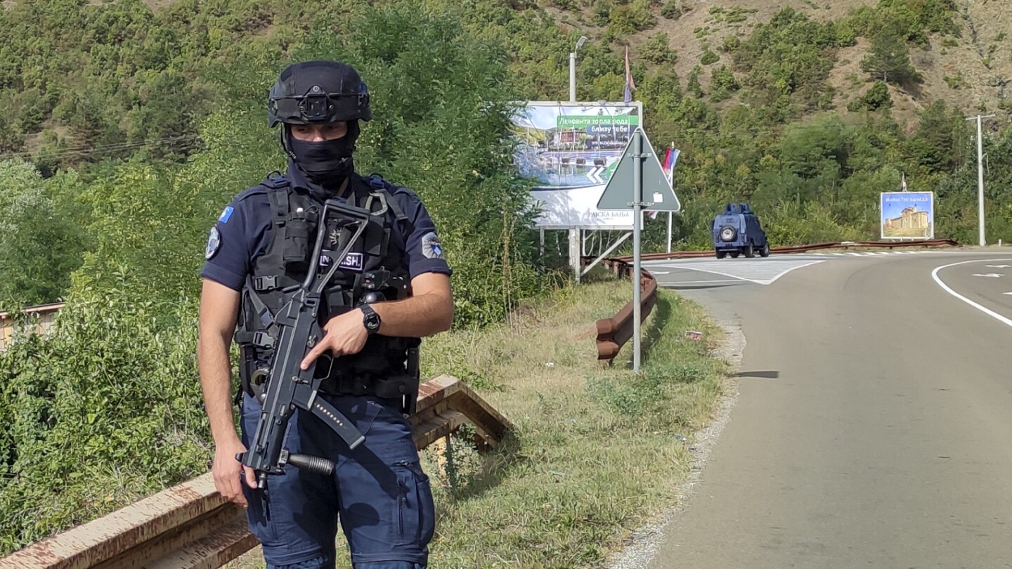 Escalating Tensions: Masked Gunmen Target Kosovo Police, Leaving One Officer Dead