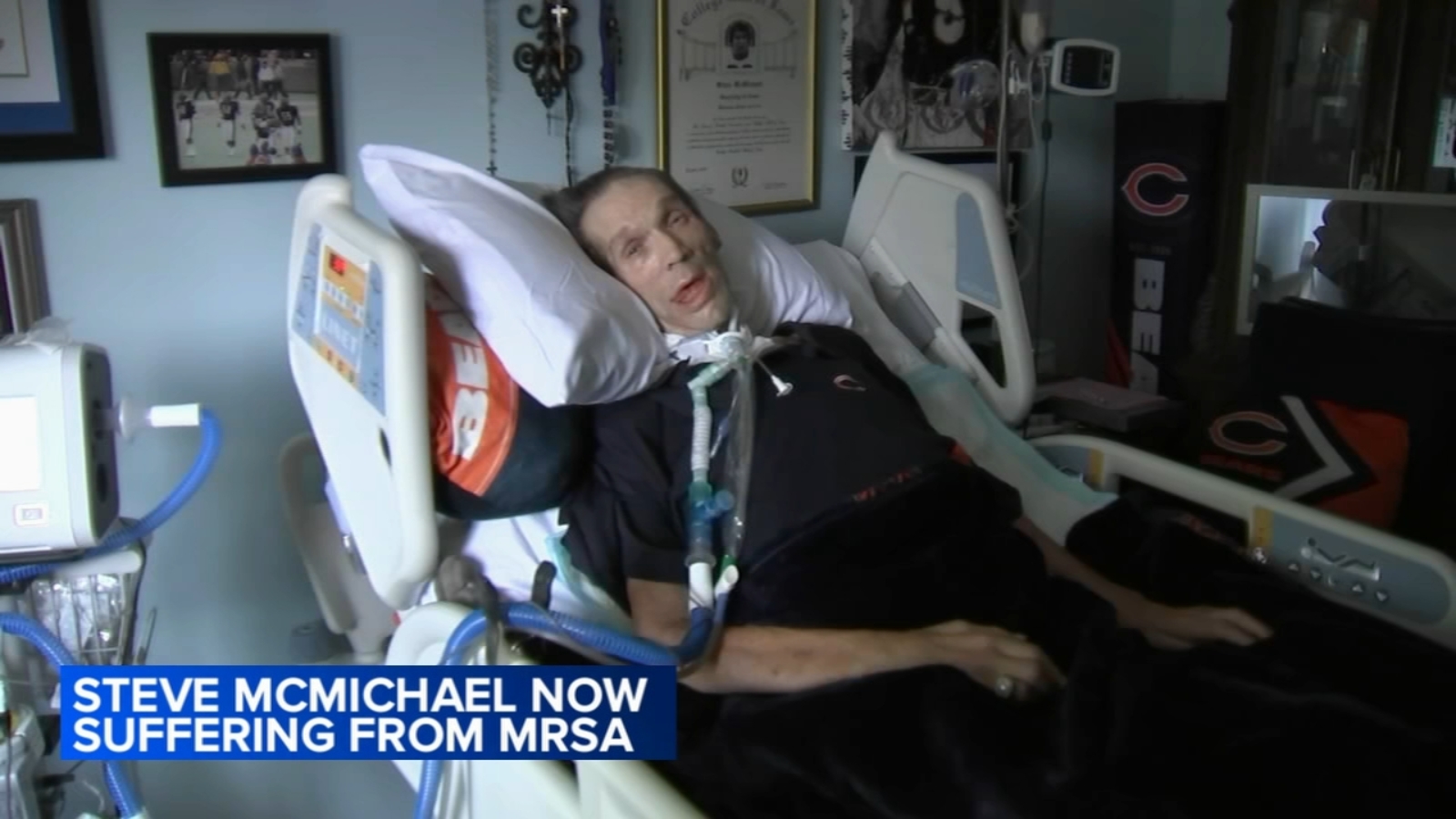 Steve McMichael Hospitalized for MRSA Infection and ALS, Undergoes Blood Transfusion