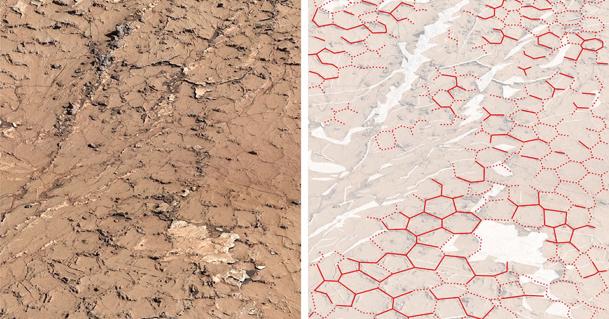 "Mysterious Hexagonal Patterns on Mars Suggest Ancient Life, NASA Rover Finds"