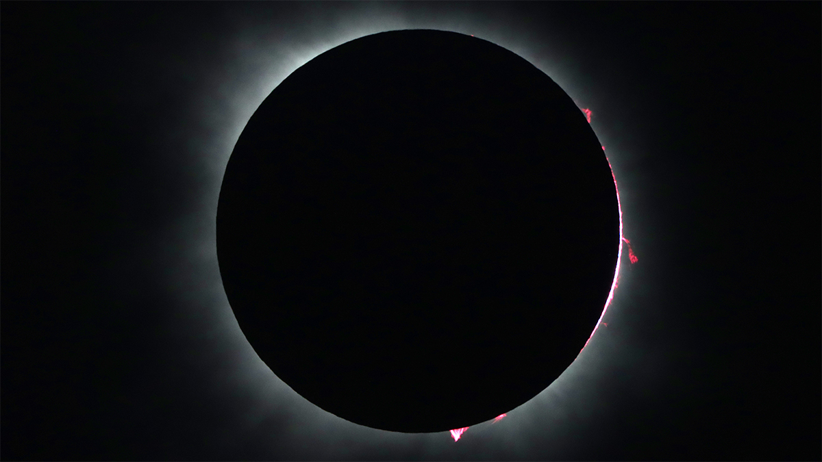 Featured image for "Unveiling the Mystery of the Red Blobs During the Total Solar Eclipse"