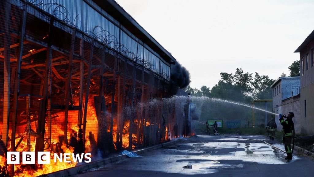 "Kharkiv Under Siege: Russian Missile Barrage and Ground Assault Intensify"