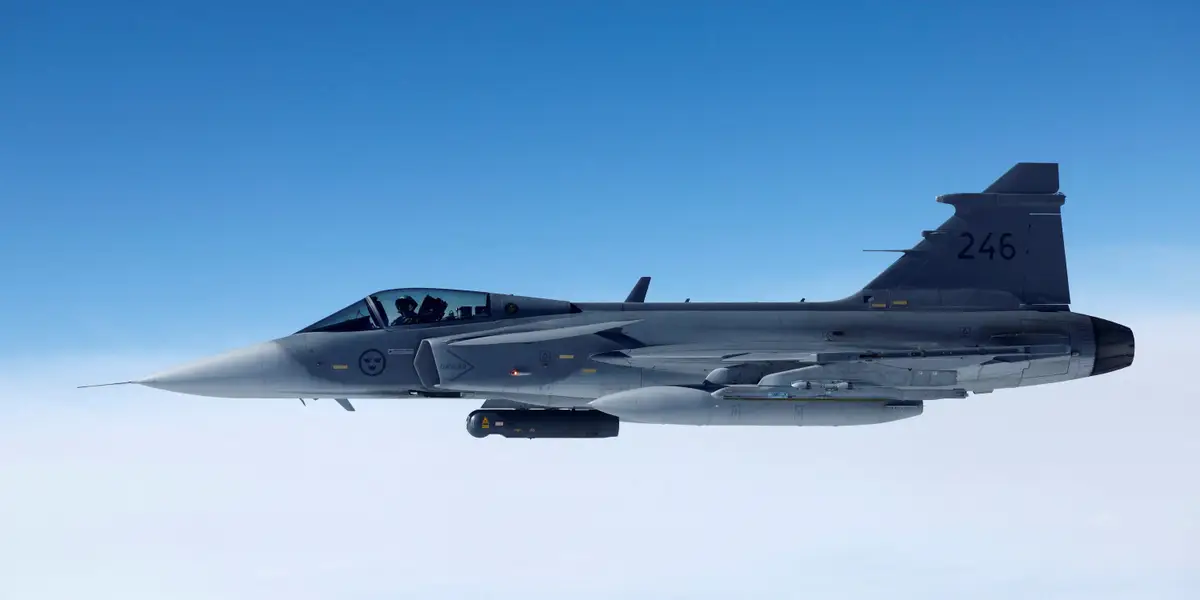 Featured image for Ukraine advances plans to acquire up to 150 Swedish Gripen fighter jets