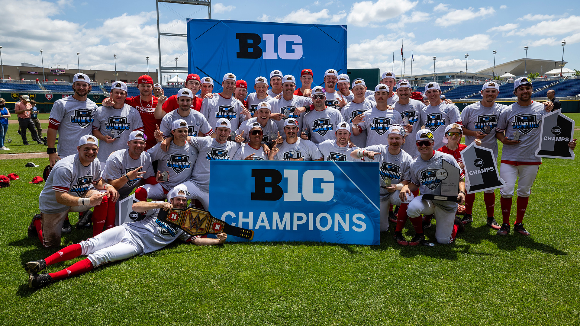 Featured image for Nebraska Baseball Wins First Big Ten Tournament Championship