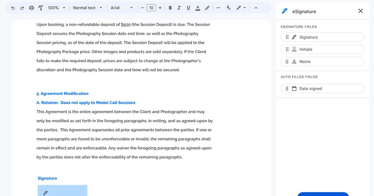 Featured image for "Google Docs and Drive Introduce eSignature Beta, Streamlining Document Signing Process"