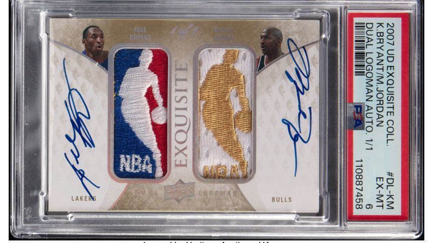 Featured image for Record-Breaking $12.9M Sale for MJ-Kobe Basketball Card