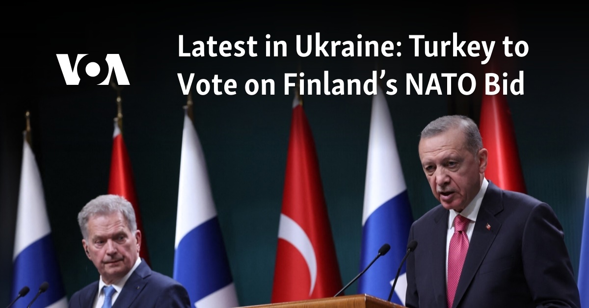 Turkey to Vote on Finland's NATO Membership, Sweden's Decision Uncertain.
