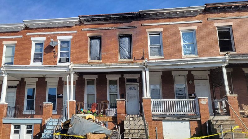 Tragic Baltimore Home Fire Claims 3 Children and Injures 2 Adults.
