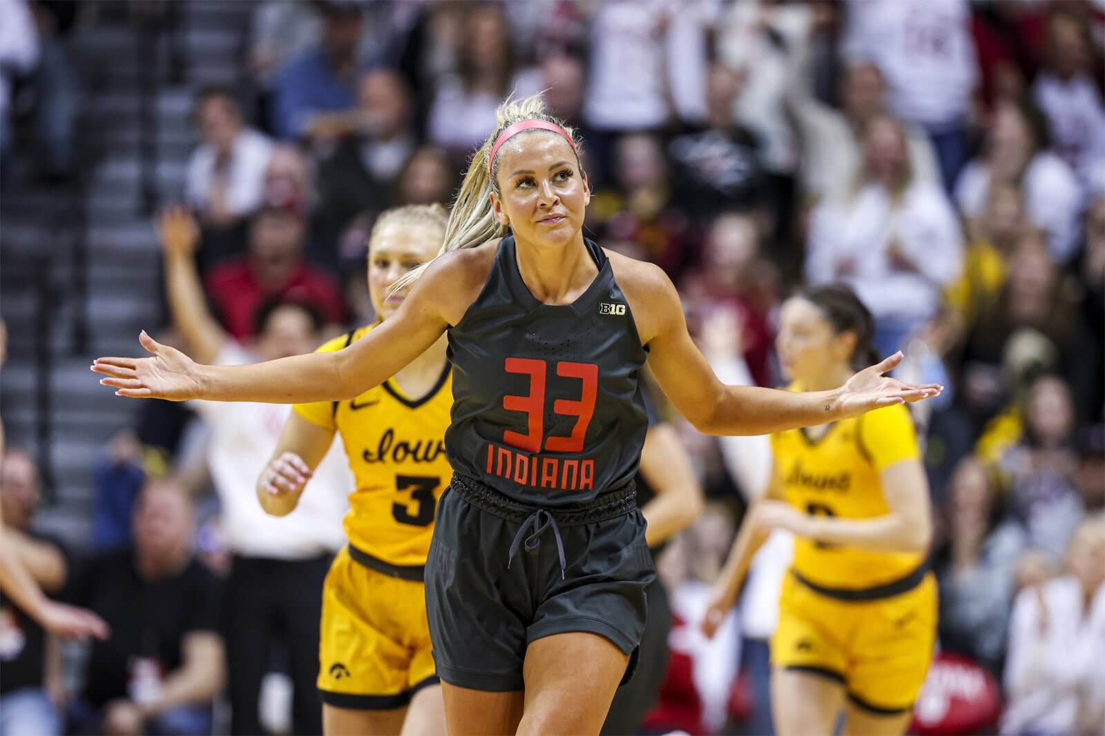 Featured image for "IU Women's Basketball Upsets No. 4 Iowa in Signature Win"