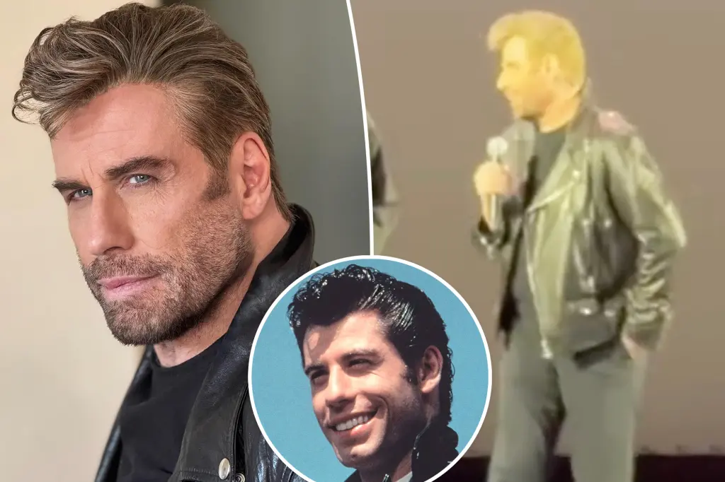Featured image for John Travolta Surprises Fans as Danny Zuko at 'Grease' Sing-Along