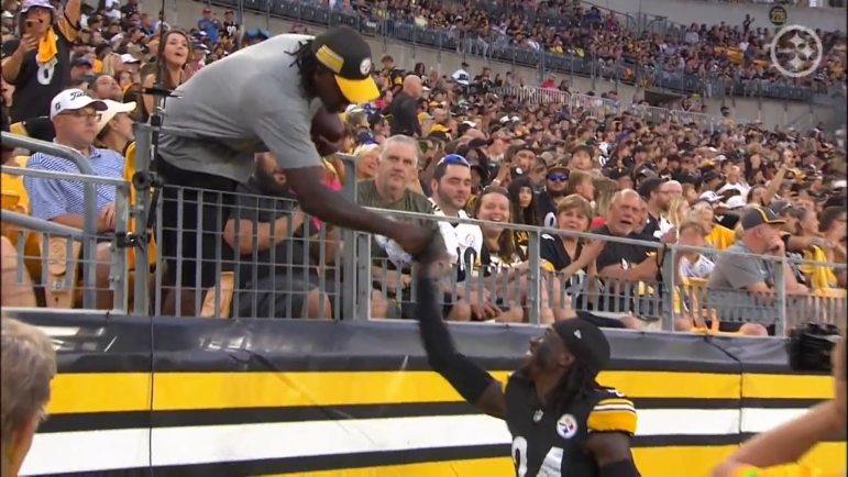 Featured image for Joey Porter Jr. Makes NFL Debut, Celebrates First Interception with Dad