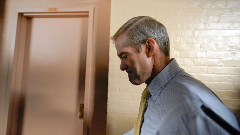 Jim Jordan's Speaker Bid Falters as Republican Support Wanes