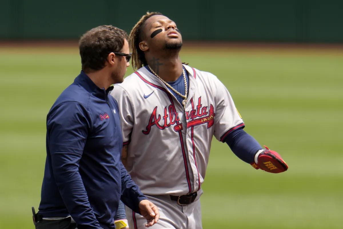 Featured image for Braves' Star Ronald Acuña Jr. Out for Season with ACL Tear