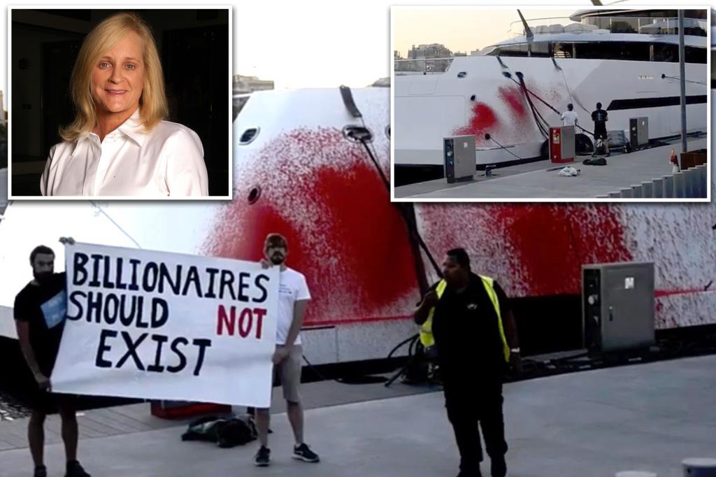 "Climate Activists Target Walmart Heiress' Superyacht with Second Paint Attack"