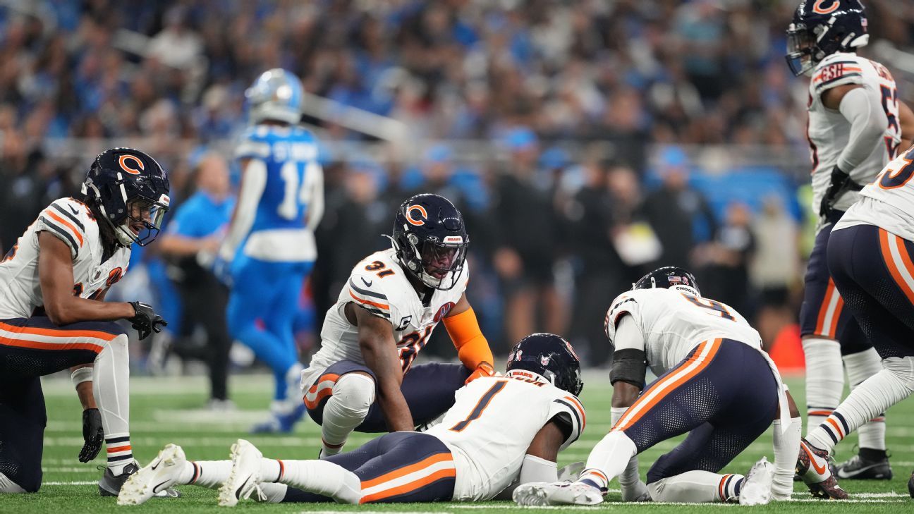 Featured image for Bears' Jaylon Johnson Out Indefinitely with Groin Injury