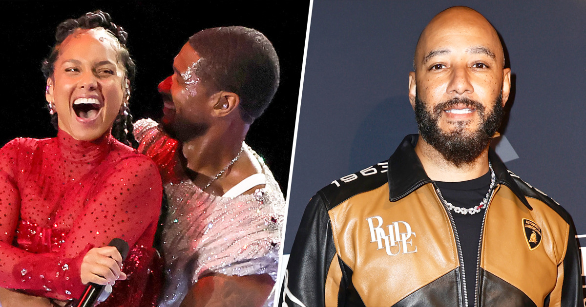 Featured image for "Usher's Super Bowl Halftime Show: Swizz Beatz, Alicia Keys, and More Special Guests React"