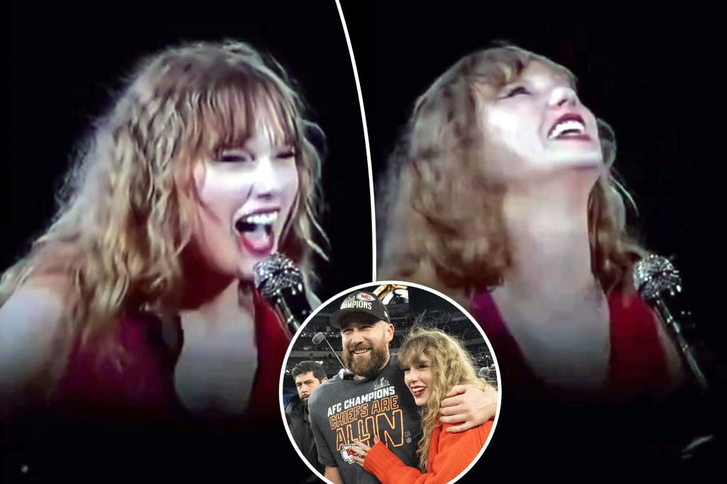 Featured image for Taylor Swift Giggles Over 'Fifteen' Lyric Amid Travis Kelce Romance in Lyon