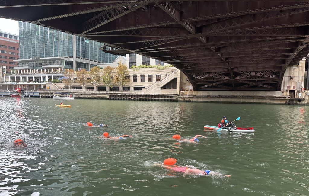 Featured image for Chicago River Hosts Its First Public Swim in Nearly a Century