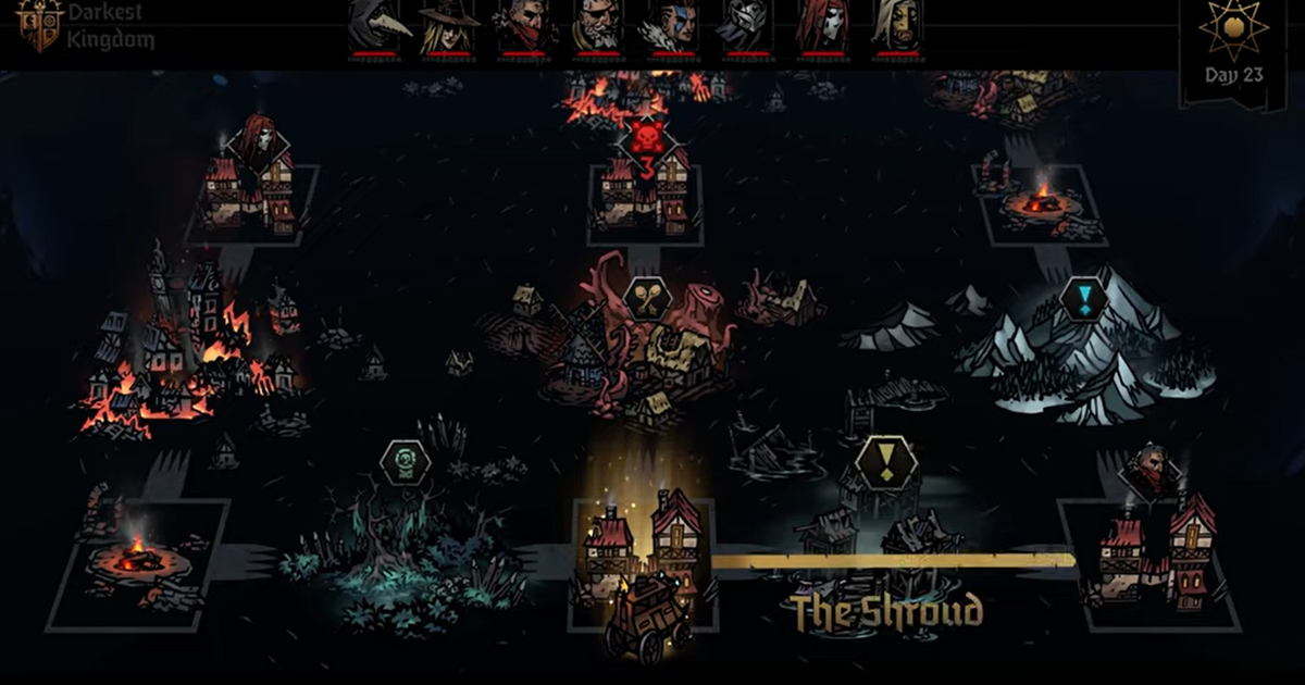 Featured image for "Darkest Dungeon 2 Introduces Free Turn-Based Strategy Game Mode 'Kingdoms' in 2024"