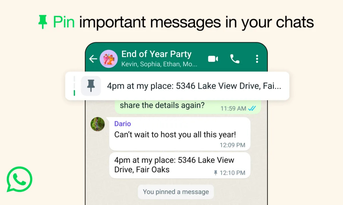 Featured image for "WhatsApp Introduces Multi-Message Pinning Feature for Chats"