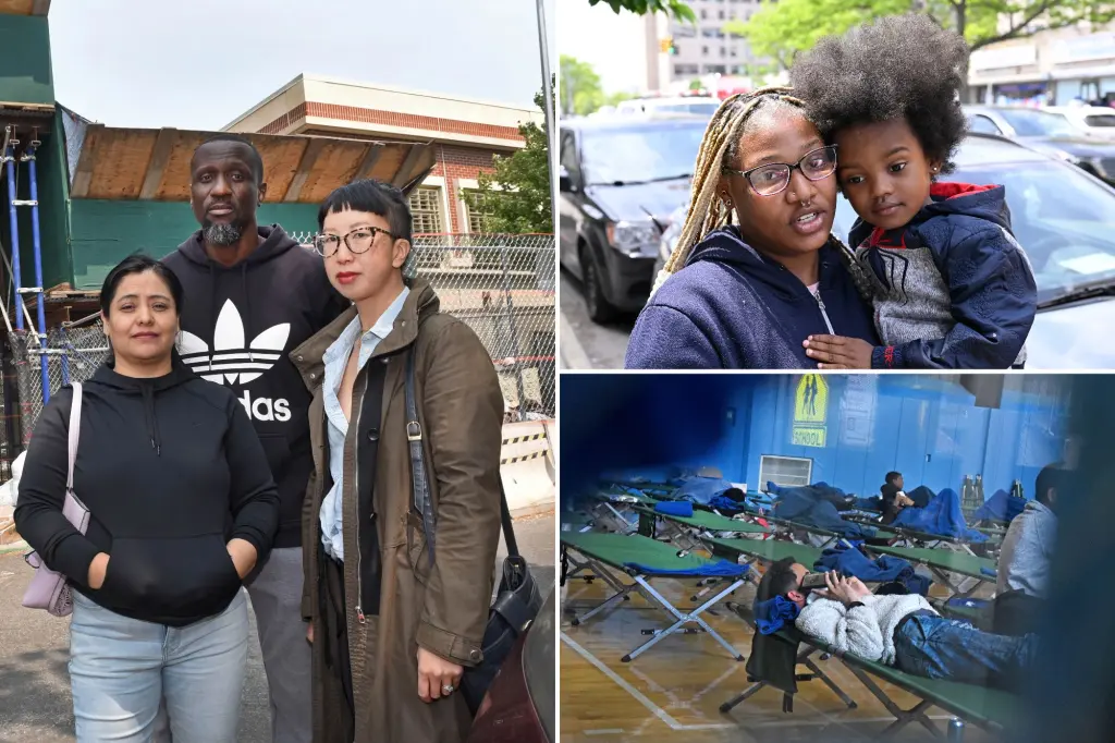 NYC sparks outrage by housing migrants in public school gyms.