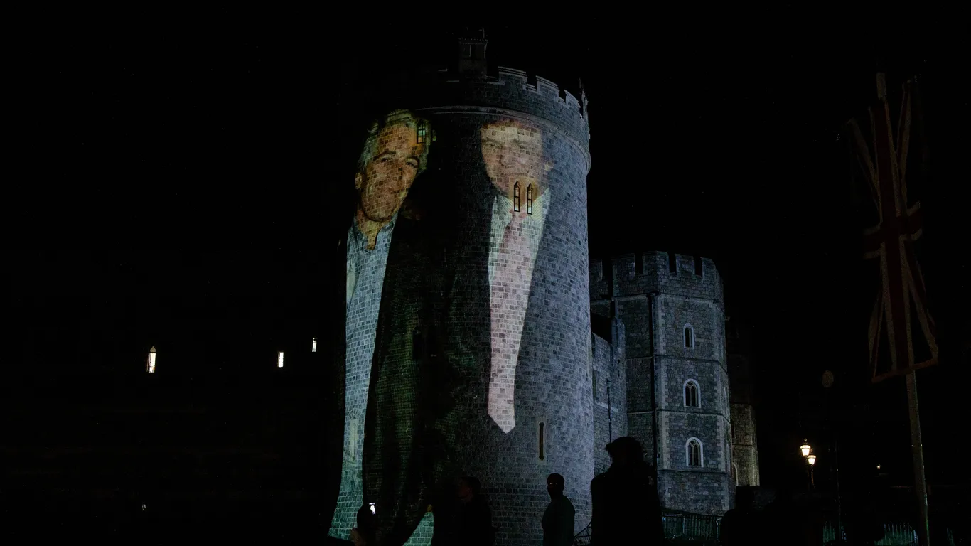 Protesters Project Trump and Epstein Images onto Windsor Castle During UK Visit