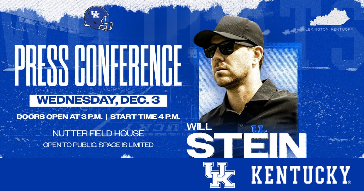 Featured image for Kentucky Football Welcomes New Coach Will Stein Amid Excitement