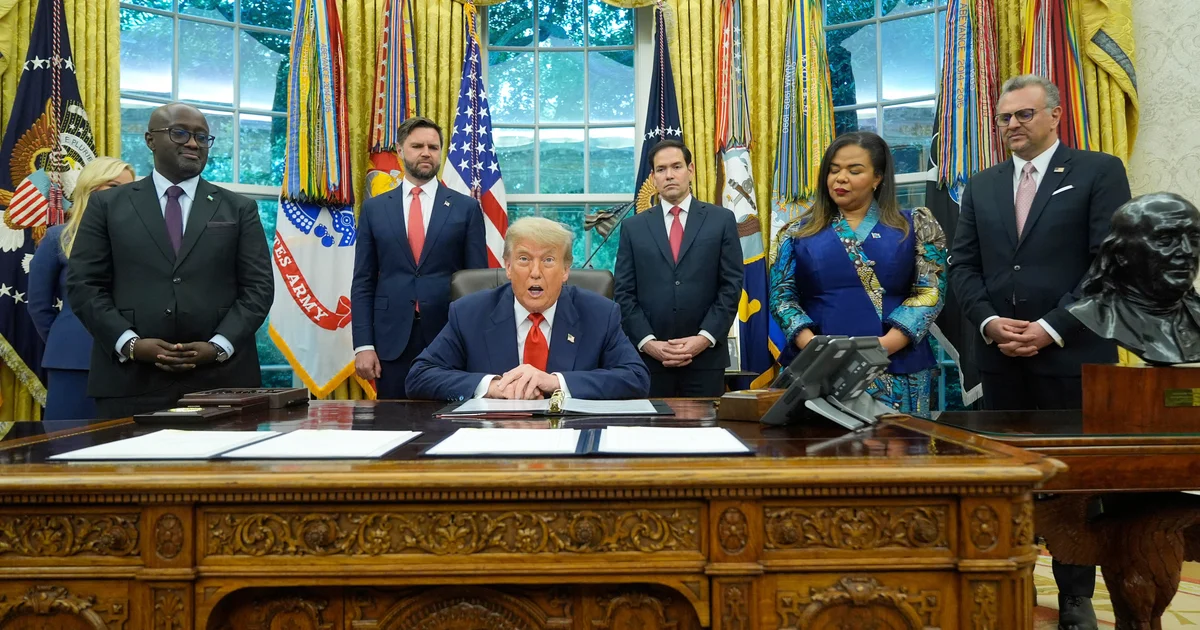 Featured image for Trump hails U.S.-brokered peace agreement between DR Congo and Rwanda