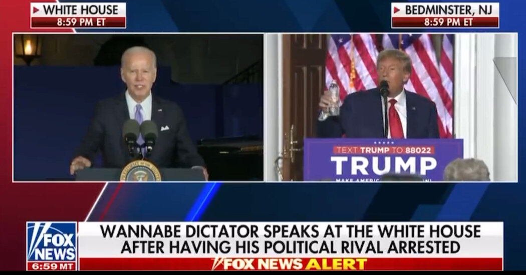 "Trump and Fox News Accuse Biden of Dictatorship as Indictment Drama Continues"