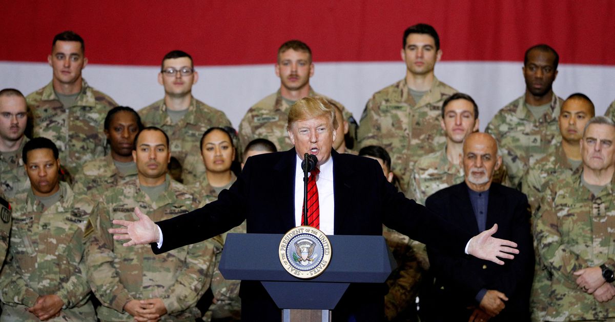 Biden administration blames Trump for chaotic Afghanistan withdrawal.