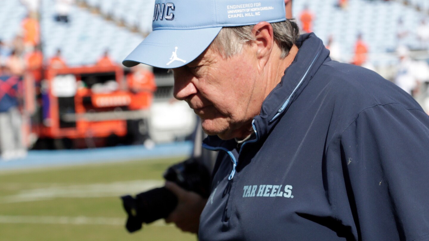 Featured image for Belichick's UNC tenure marred by narrow loss to Cal after late fumble