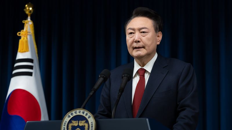 South Korean President Yoon Impeached Over Martial Law Controversy