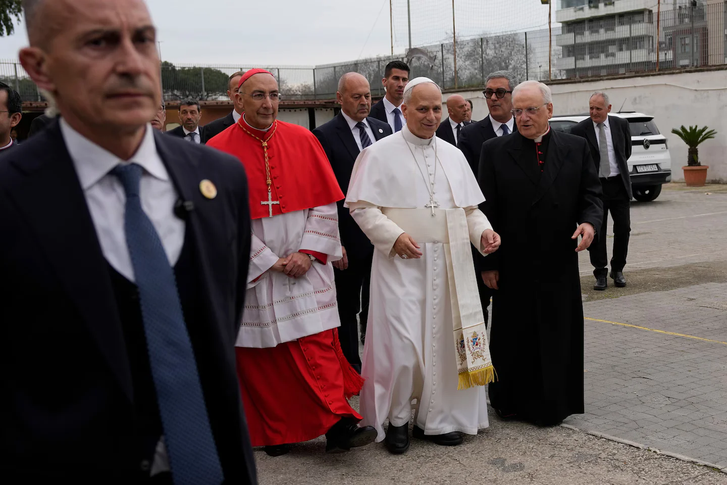 An American Pope Walks the Line Between War Talk and Peace