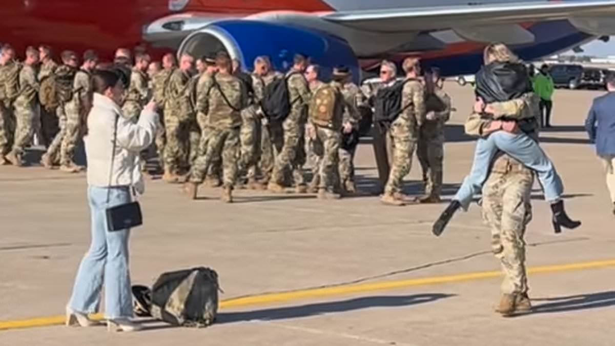 Featured image for Emotional Reunions: Soldiers and Loved Ones Embrace in Heartwarming Homecomings
