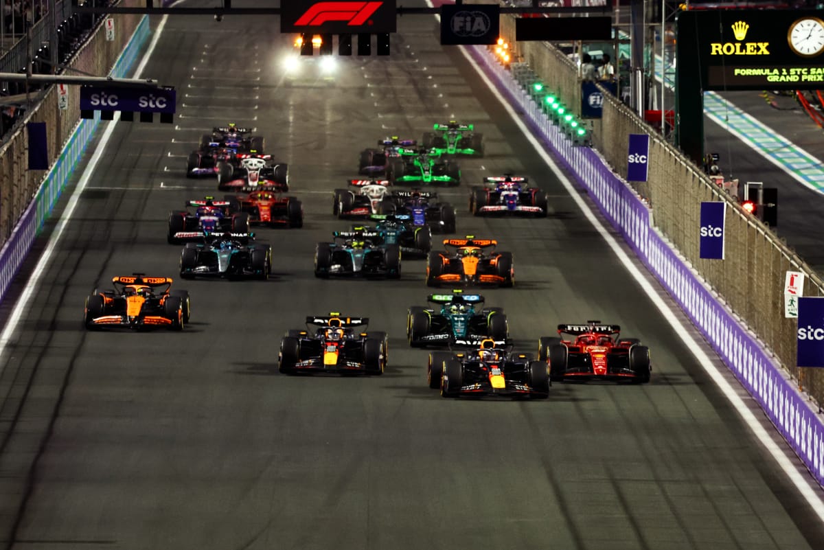 Featured image for "Verstappen's Dominant Win at Saudi Arabian GP Makes F1 History"