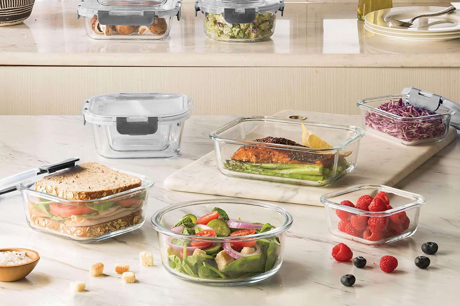 Featured image for Upgrade Your Kitchen: Get Glass Food Storage Containers for Just $2 Each