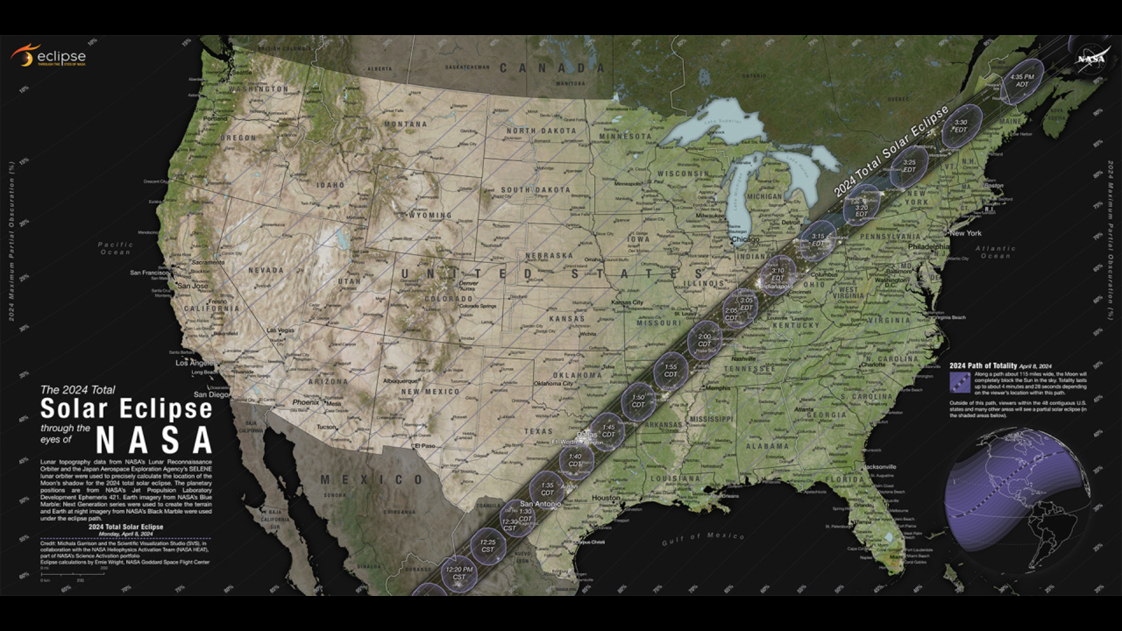 Featured image for "Scientists Raise Concerns Over Accuracy of Popular Solar Eclipse Maps for 2024"