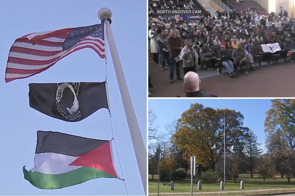 Controversy Erupts as Massachusetts Town Flies Palestinian Flag